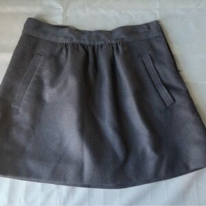 J. Crew Classic Black Mini Skirt